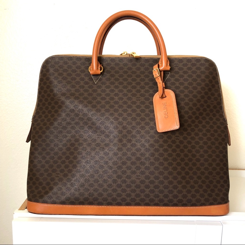Vintage Celine Macadam Travel Bag